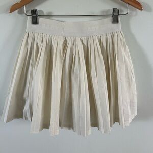 LA + IMAGE SKIRT Tennis Pleated Ivory Baby Girl Womens Large